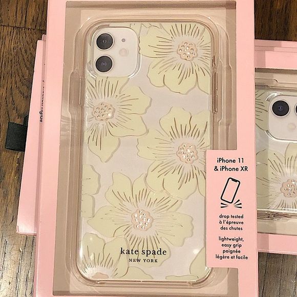 KATE SPADE New York iPhone Protective Hardshell Phonecase 11/XR Hollyhock - Picture 1 of 14